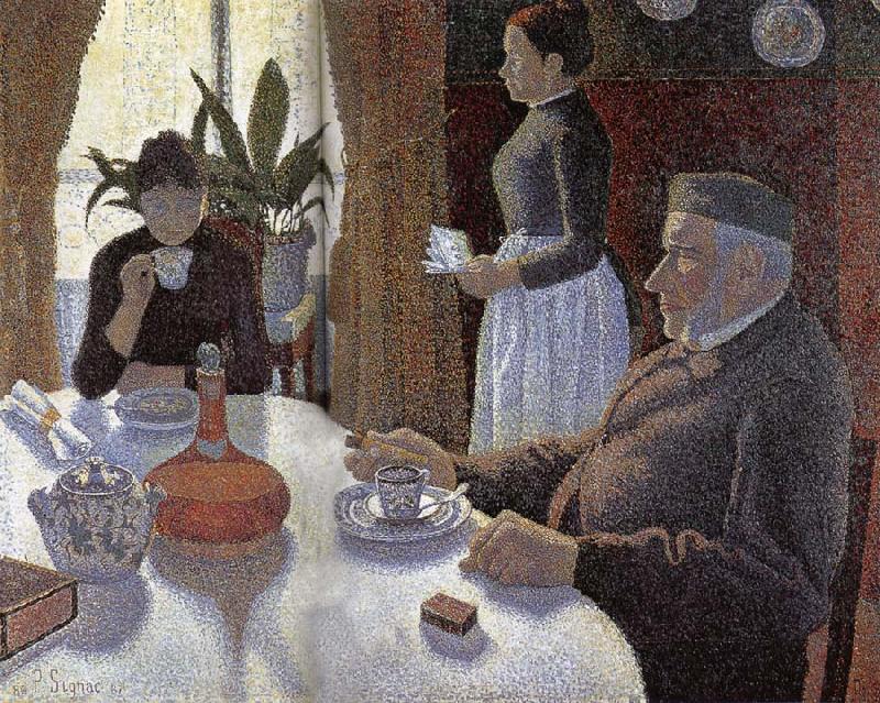 Dinner room, Paul Signac